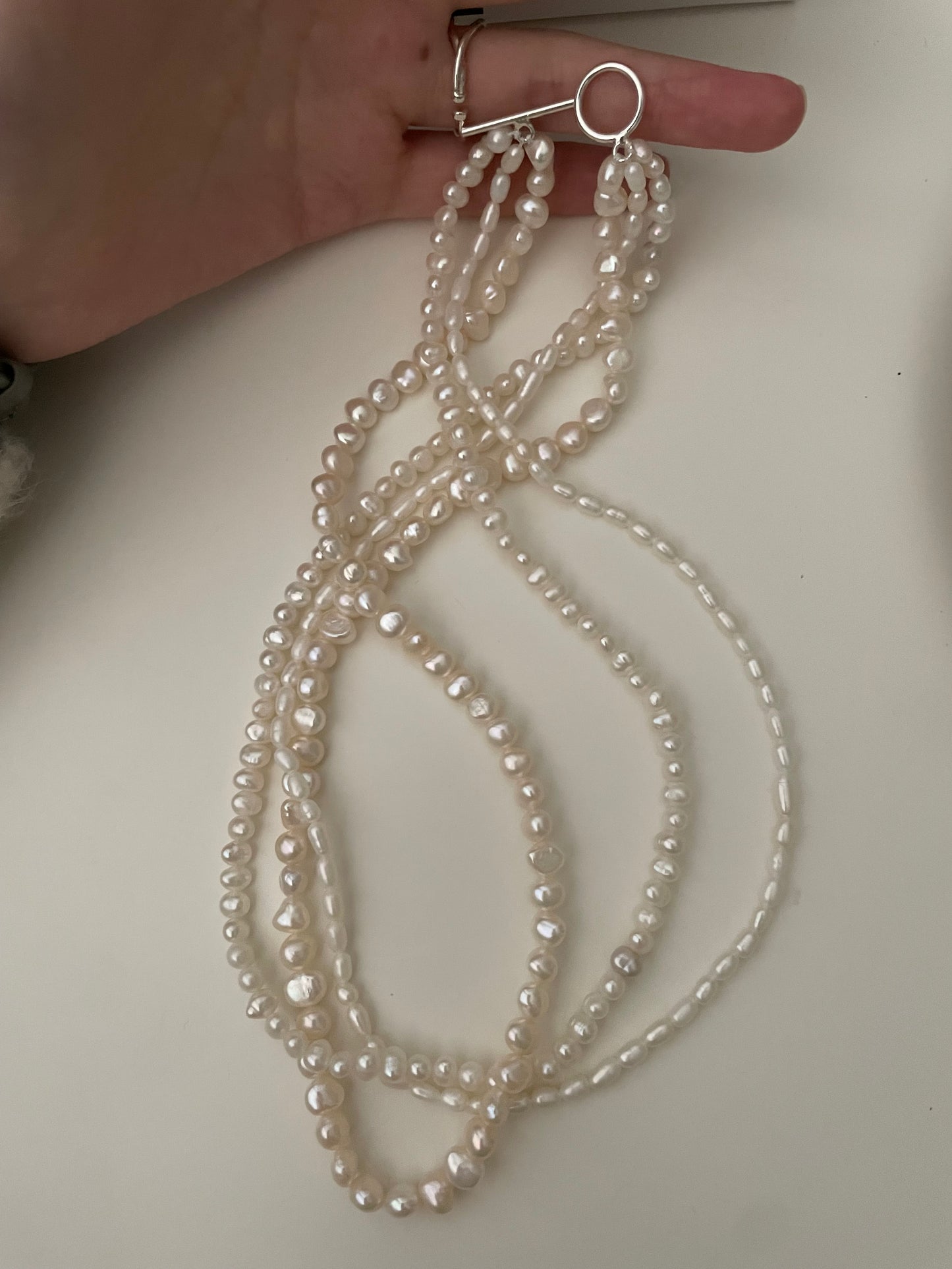 Multi-Layer Mini Pearl Necklace