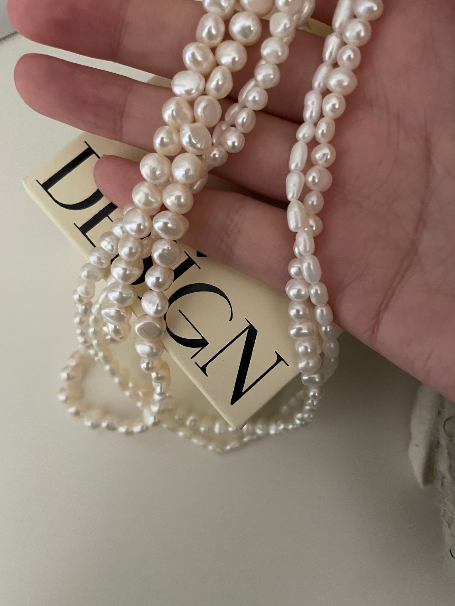 Multi-Layer Mini Pearl Necklace